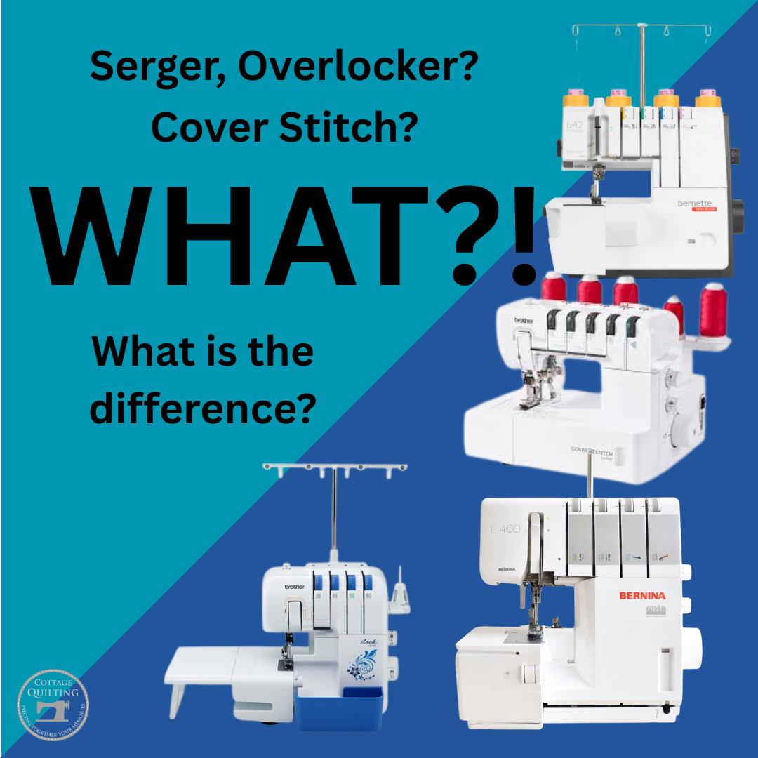 What is the difference between a Serger and Cover Stitch?