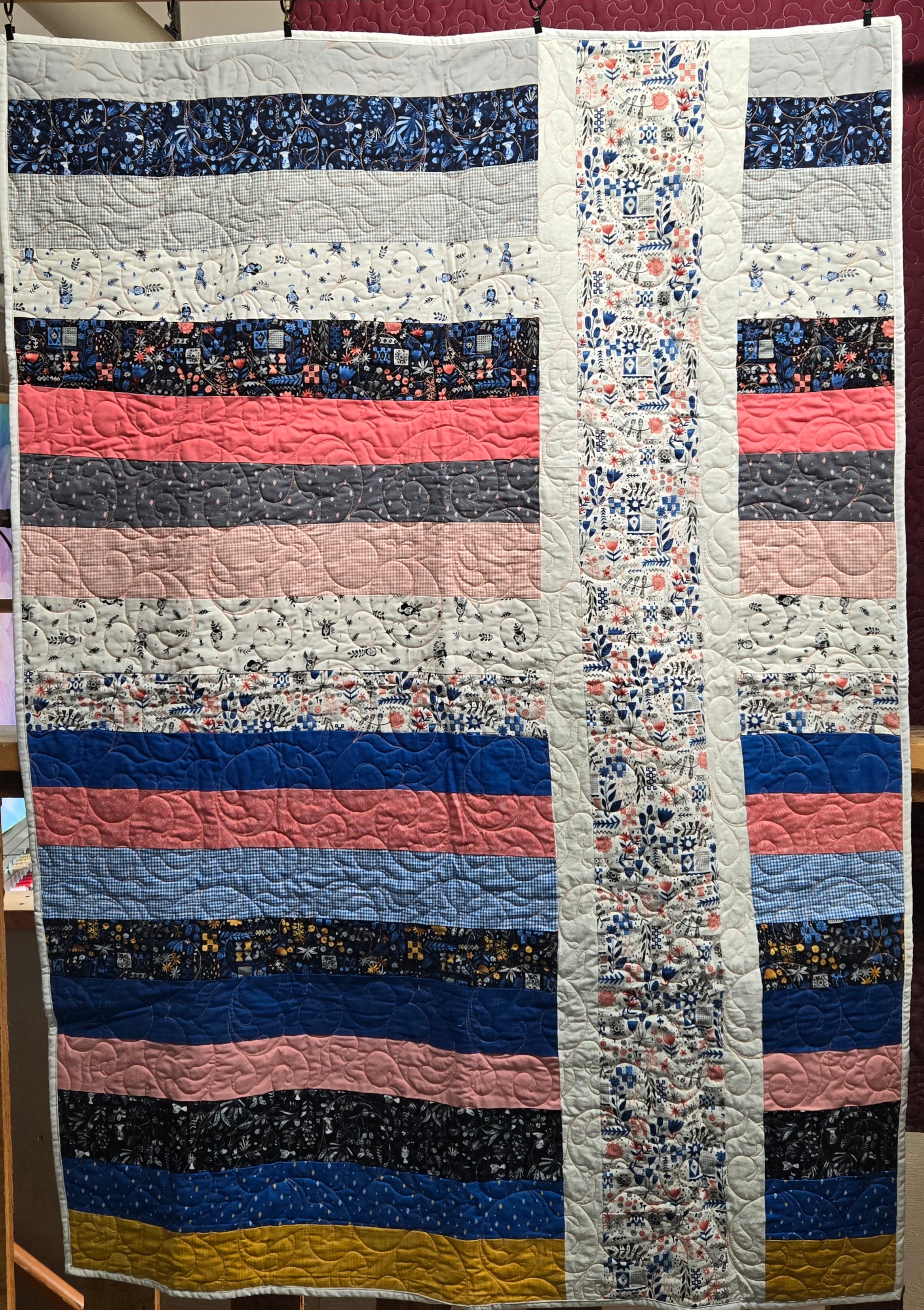 Store Sample- Lap Quilt- Stripes