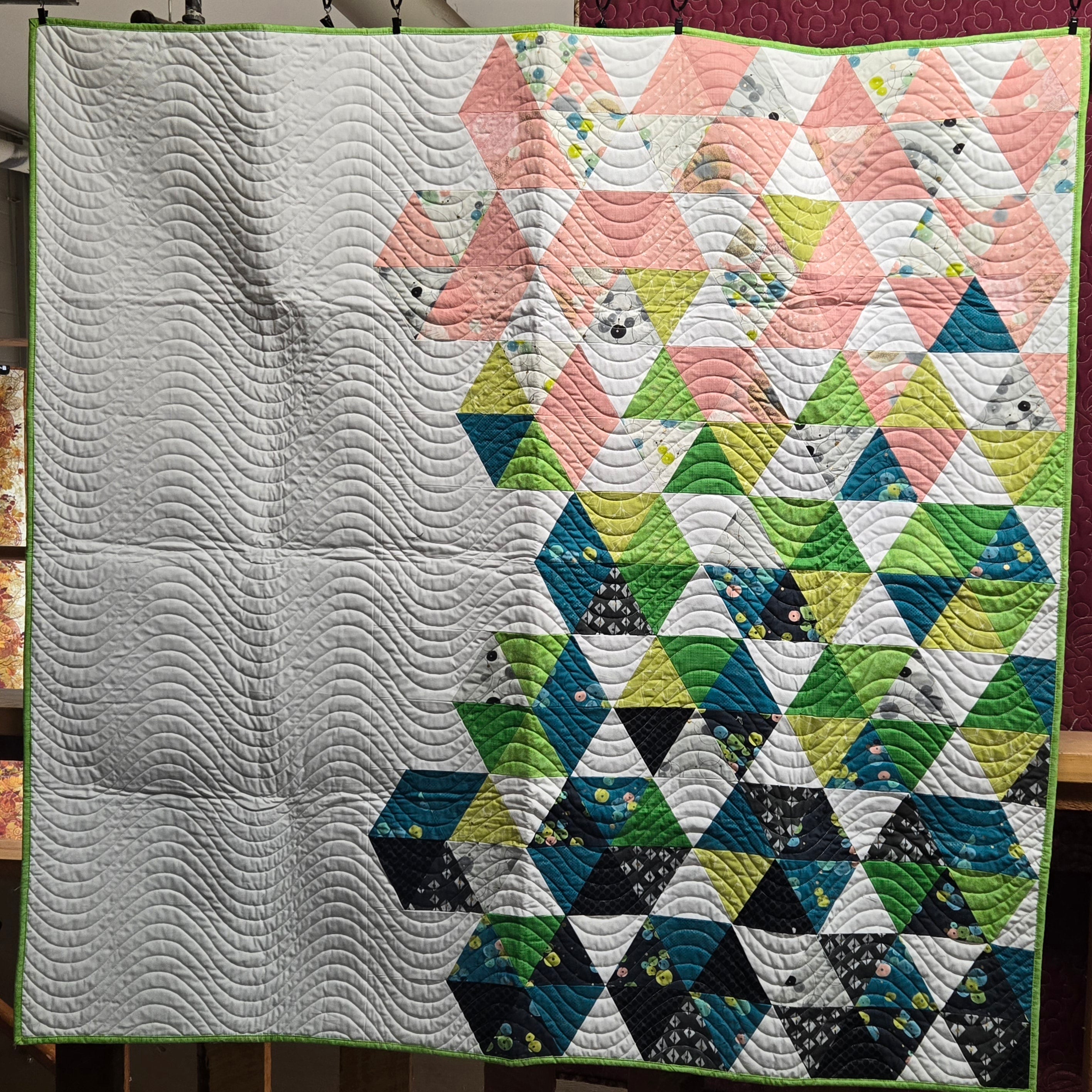 Store Sample- Lap Quilt- Zen Chic- Spring In Paris