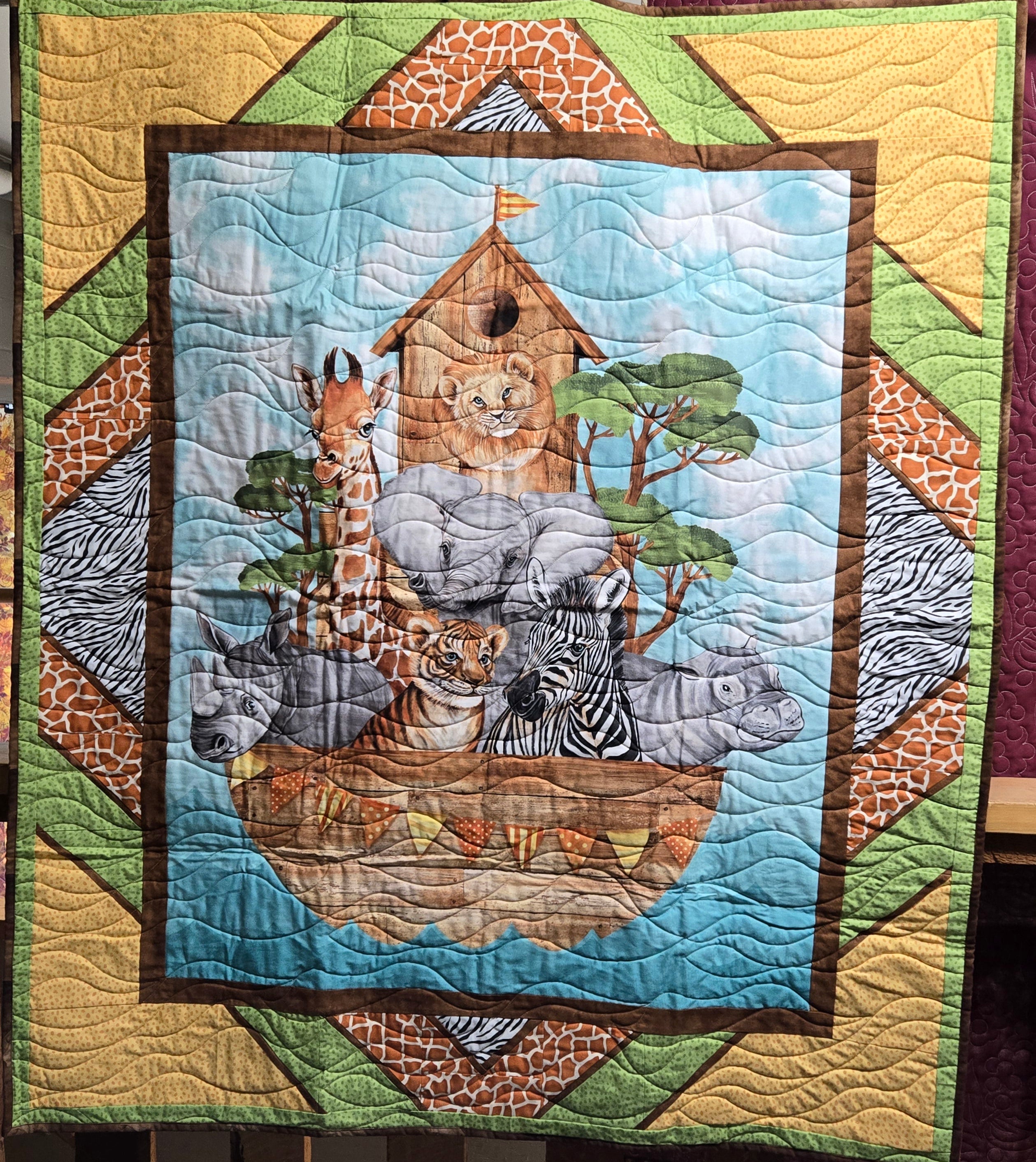 Store Sample- Baby Quilt- Noah's Arc