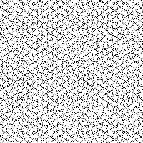 Night & Day by Kanvas Studio for Benartex - White Dot Waves