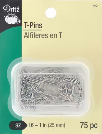 Dritz T-pins 1in 75pcs