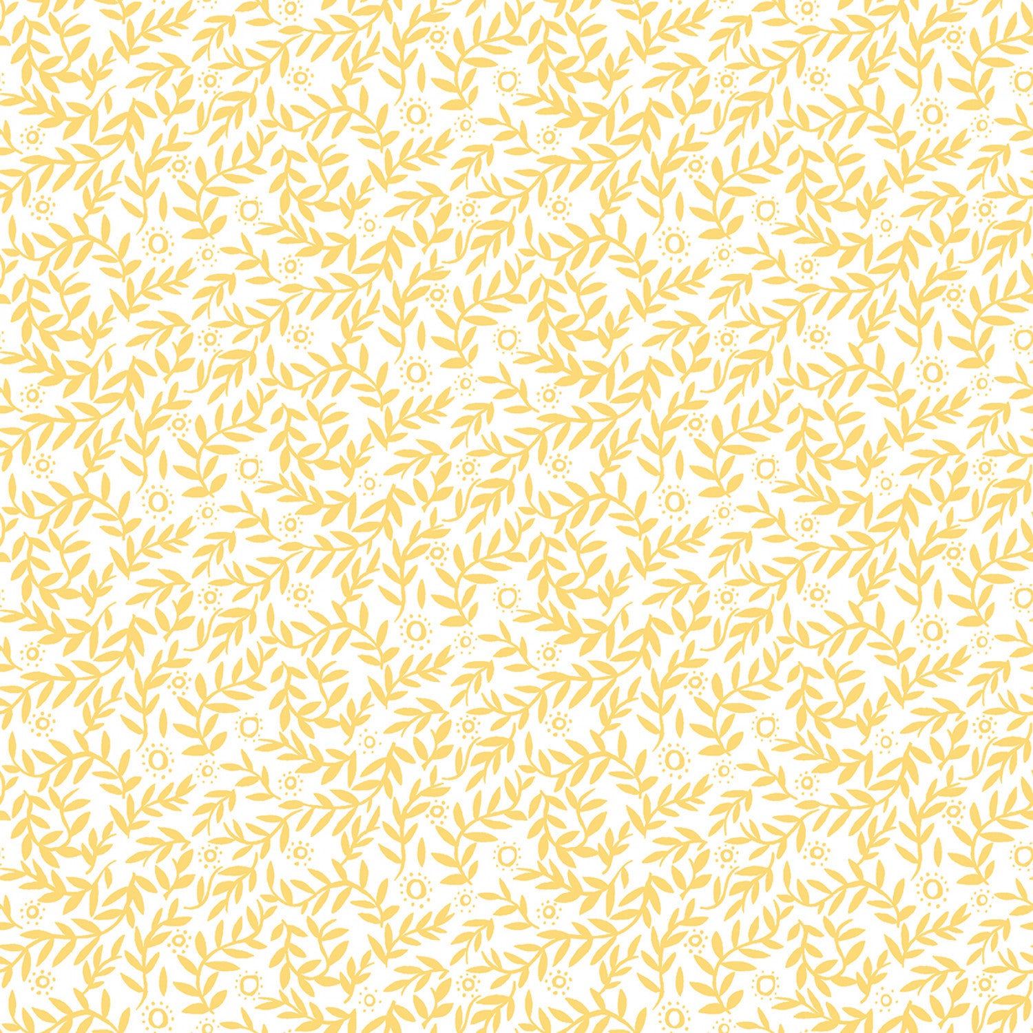 Cosmo Leaves - Yellow/White