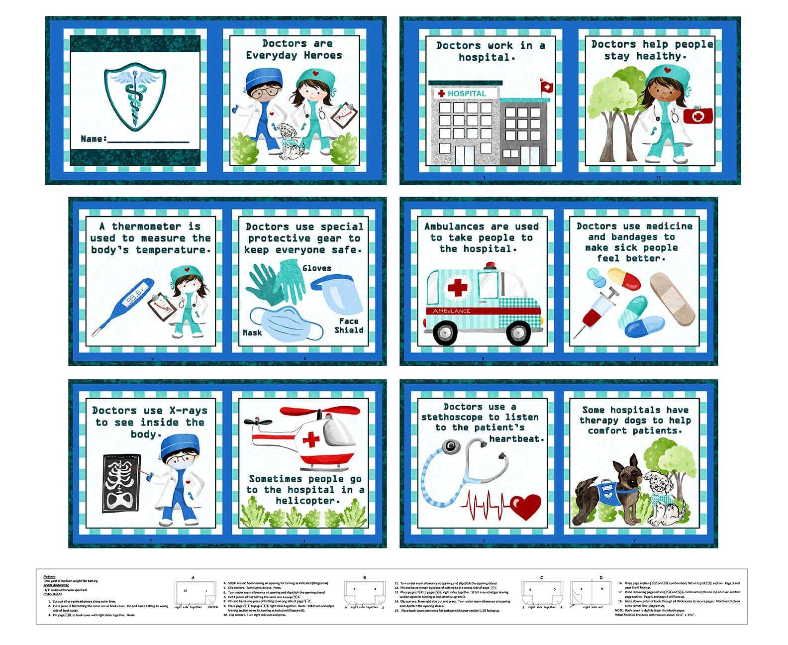 Doctors are Everyday Heros - Book Panel