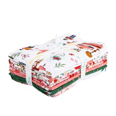 Nutcracker Tradition - Riley Blake Designs - 1 Yard Bundle - Snow (8pcs)