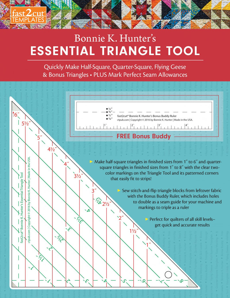 Bonnie K. Hunter’s Fast2cut BKH Essential Triangle Tool