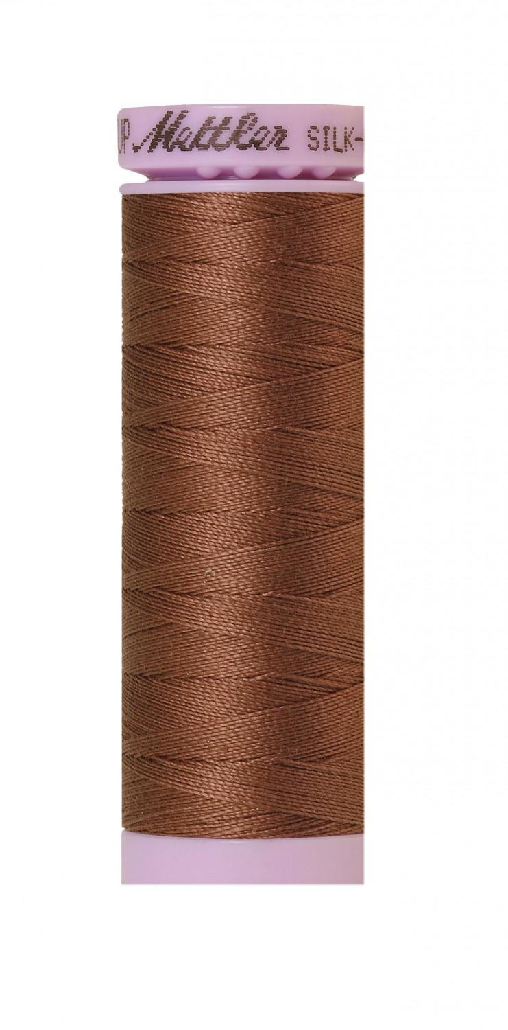 Mettler Silk-finish 50wt Solid Cotton Thread 164yd/150m Clove