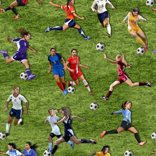 World Cup by Benartex - Womens Soccer Green