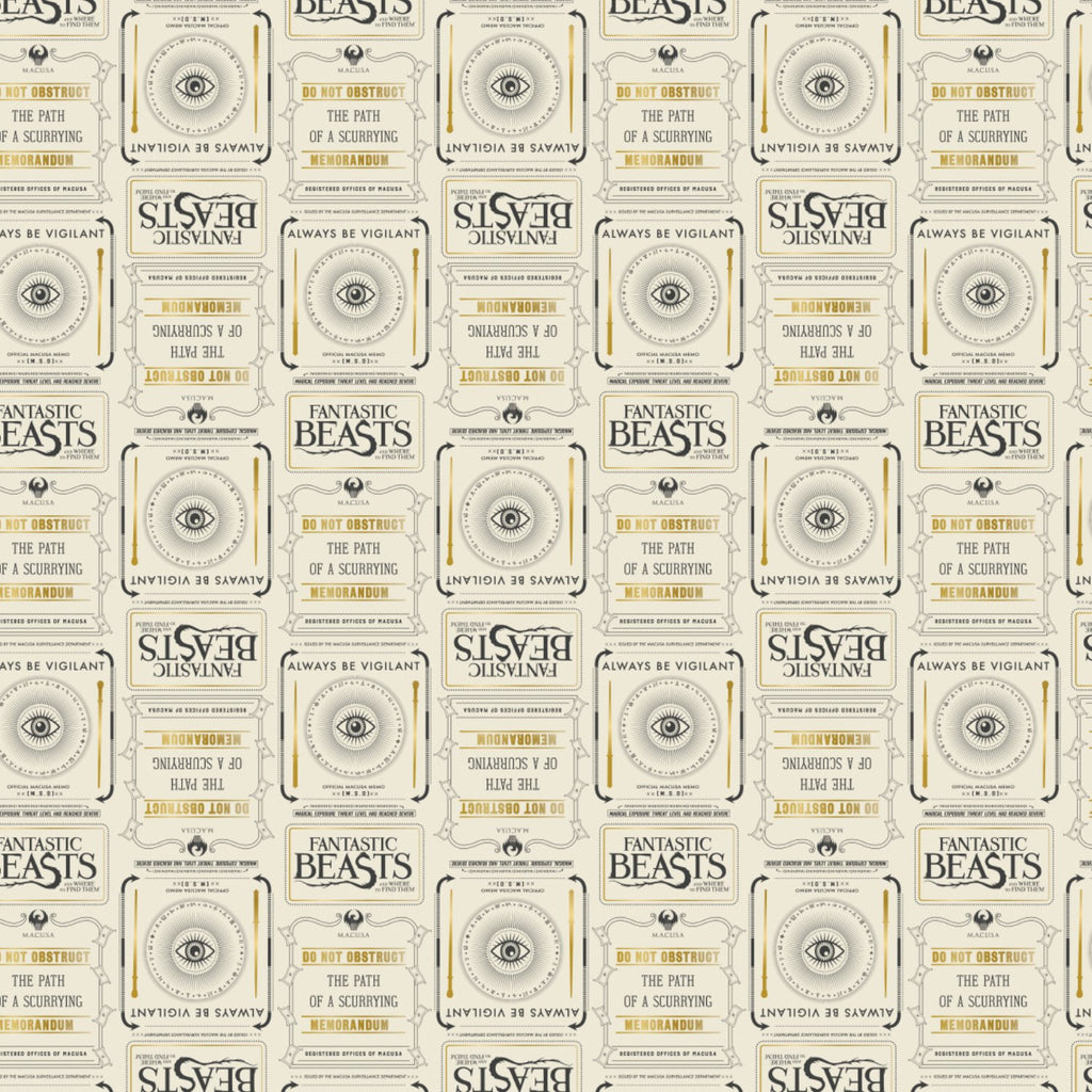 Fantastic Beasts And Where To Find Them - Newsprint & Symbols