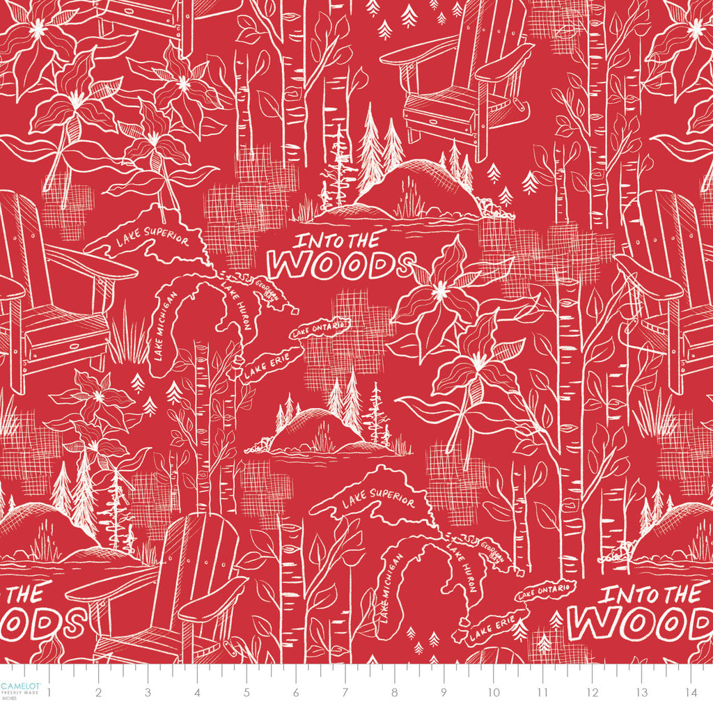 Fineapple Pair - Oh Canada - Into the Woods - Red - 36250104-01