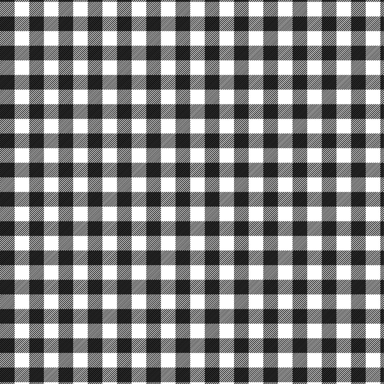 Wilmington Prints' Essentials - Buffalo Check - White/Black