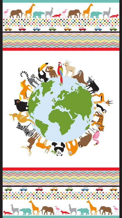 Studio E - Little Explorers Globe Banner Panel #2