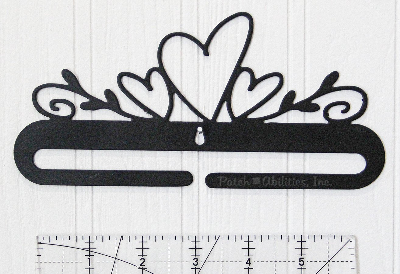Patchabilities - 6 inch Triple Hearts hanger
