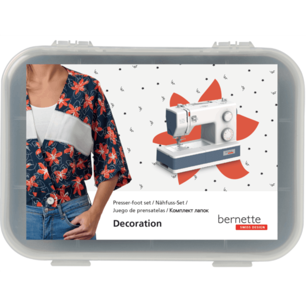 Bernette B05/Sew & Go Decorative 9 Feet Set/Kit
