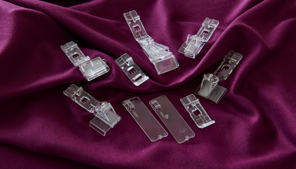 Bernette Serger 7 Pack Presser Foot Set fits b42 / b48 / b62 / b68