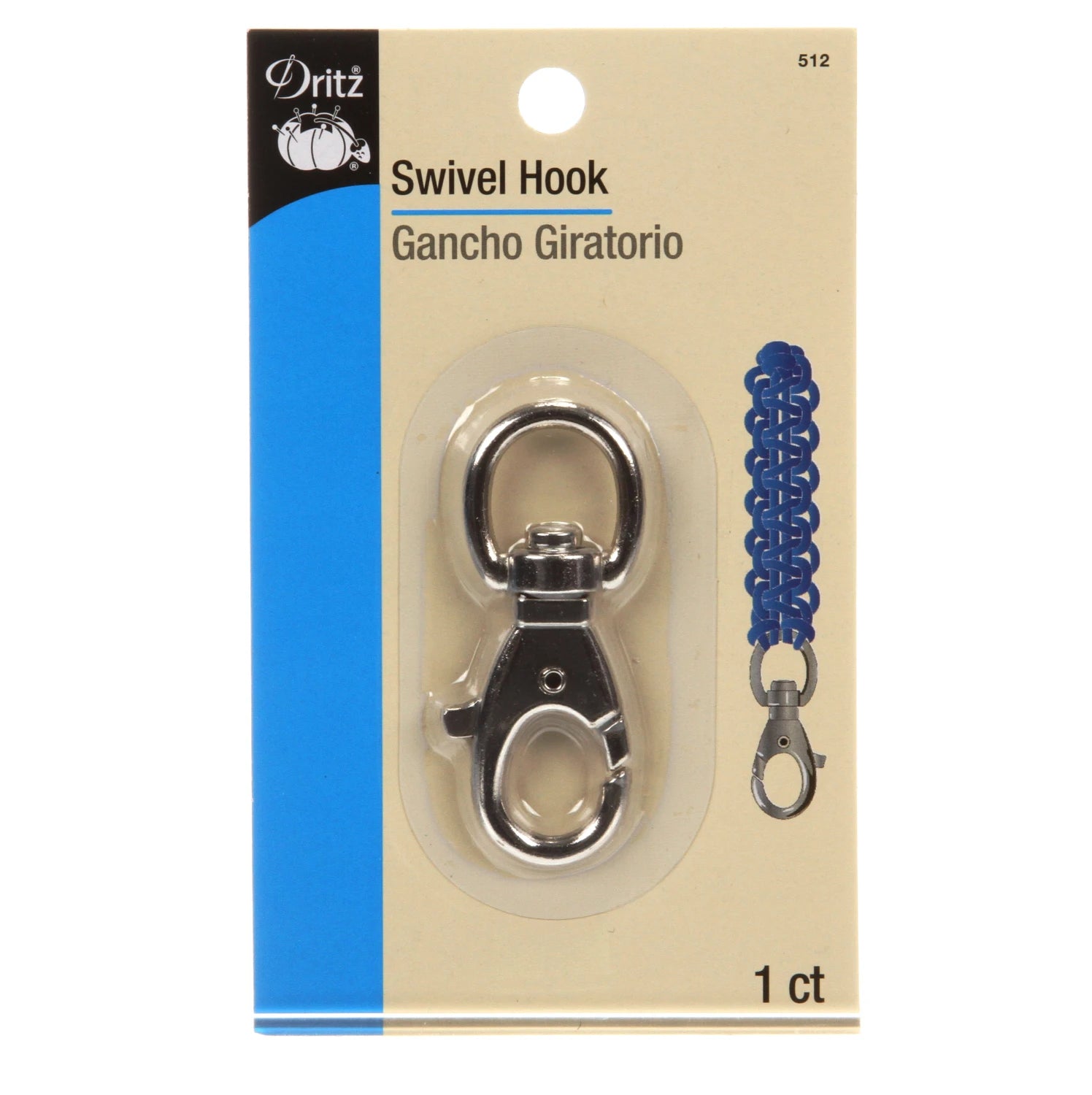Small Swivel Hook only Nickel