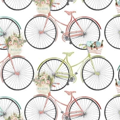 3 Wishes - Beach Travel - White Bicycles