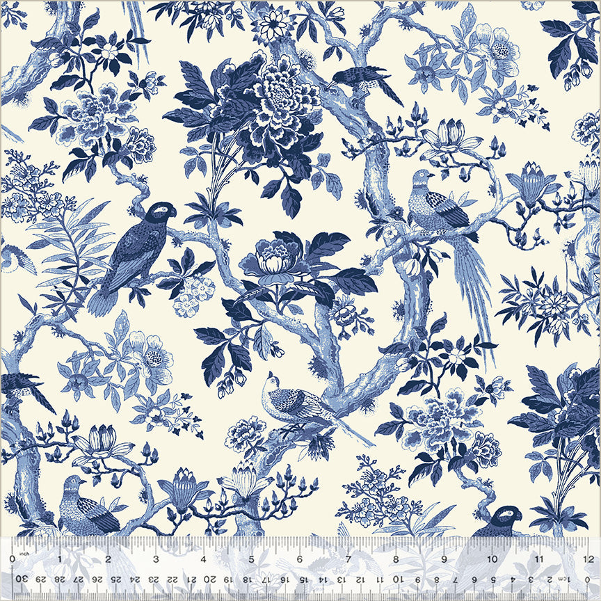 Windham 108" Wide Back - Blue Byrd - Porcelain - 54286W-1DES