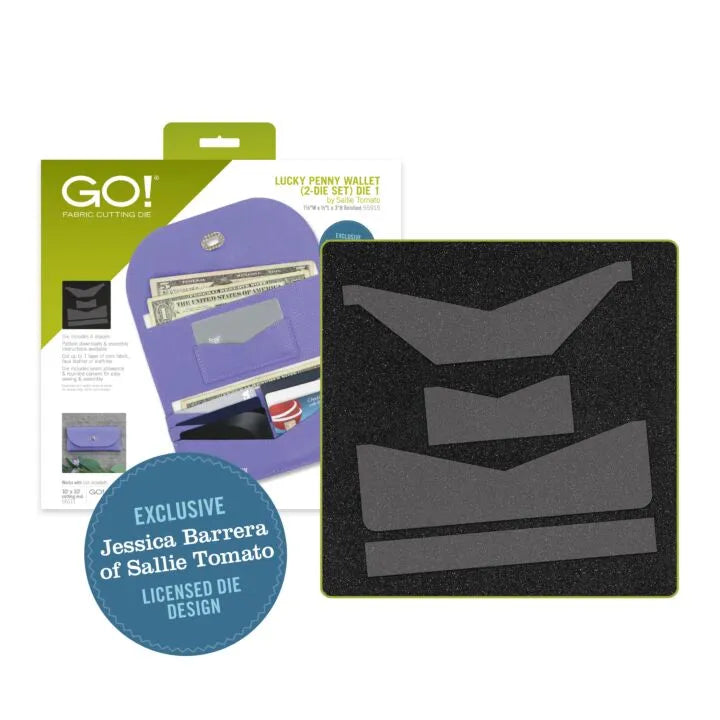 GO! Lucky Penny Wallet (2-Die Set) by Sallie Tomato