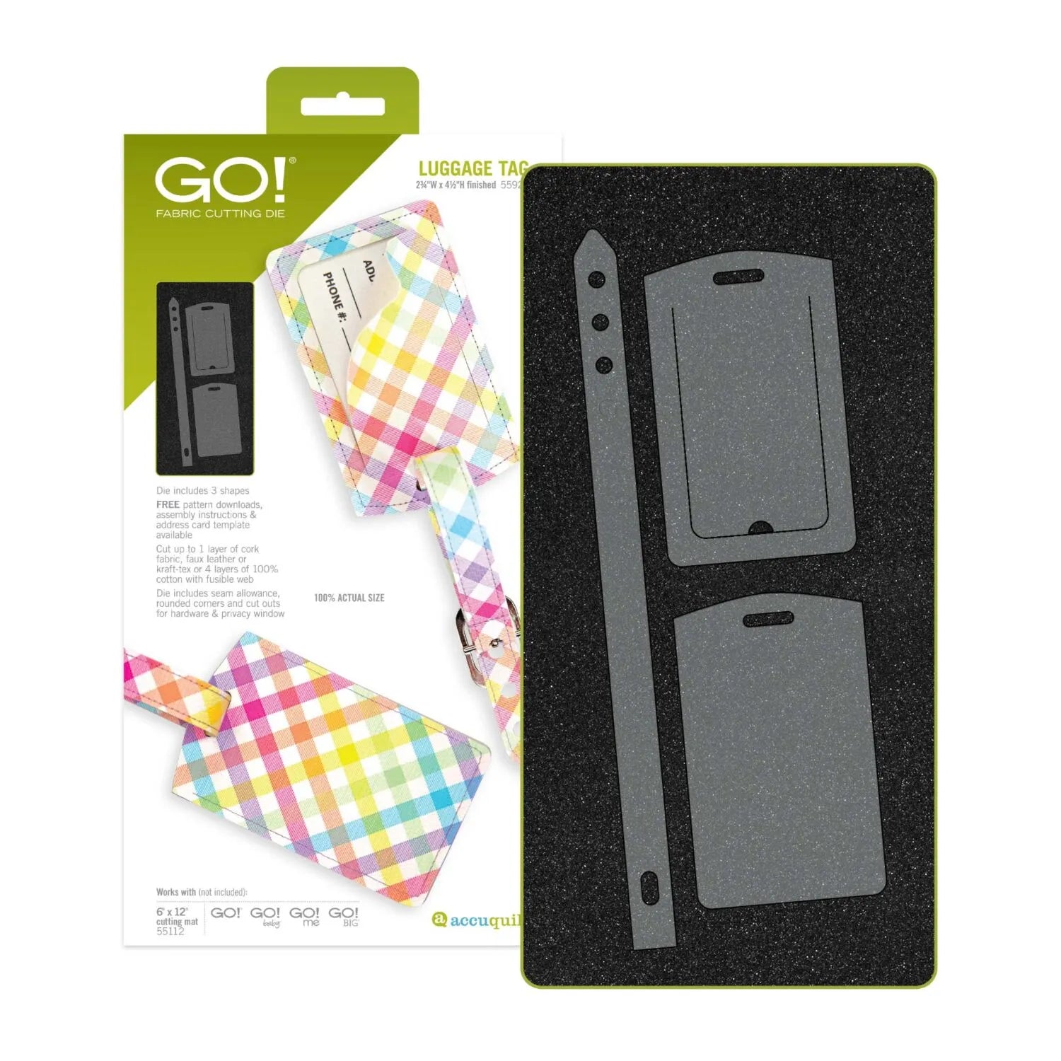 GO! Luggage Tag Die