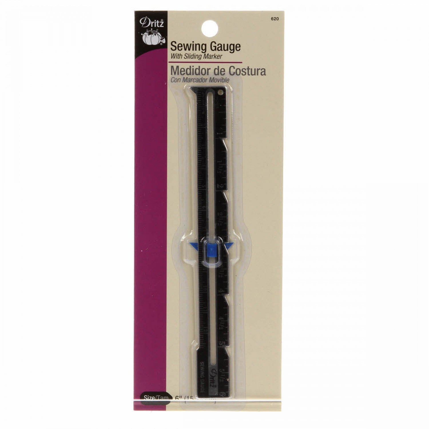 Dritz Sewing Guge with Sliding Marker