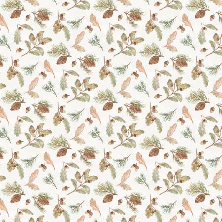 Living on Lake Time - Silvia Vassileva - Forest Foliage-White-66250103-01