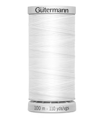 Gutermann - Jeans Heavy Duty Cotton Thread 100m - White