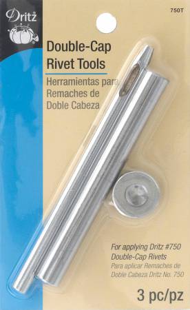 Dritz Double-Cap Rivet Tools Nickel
