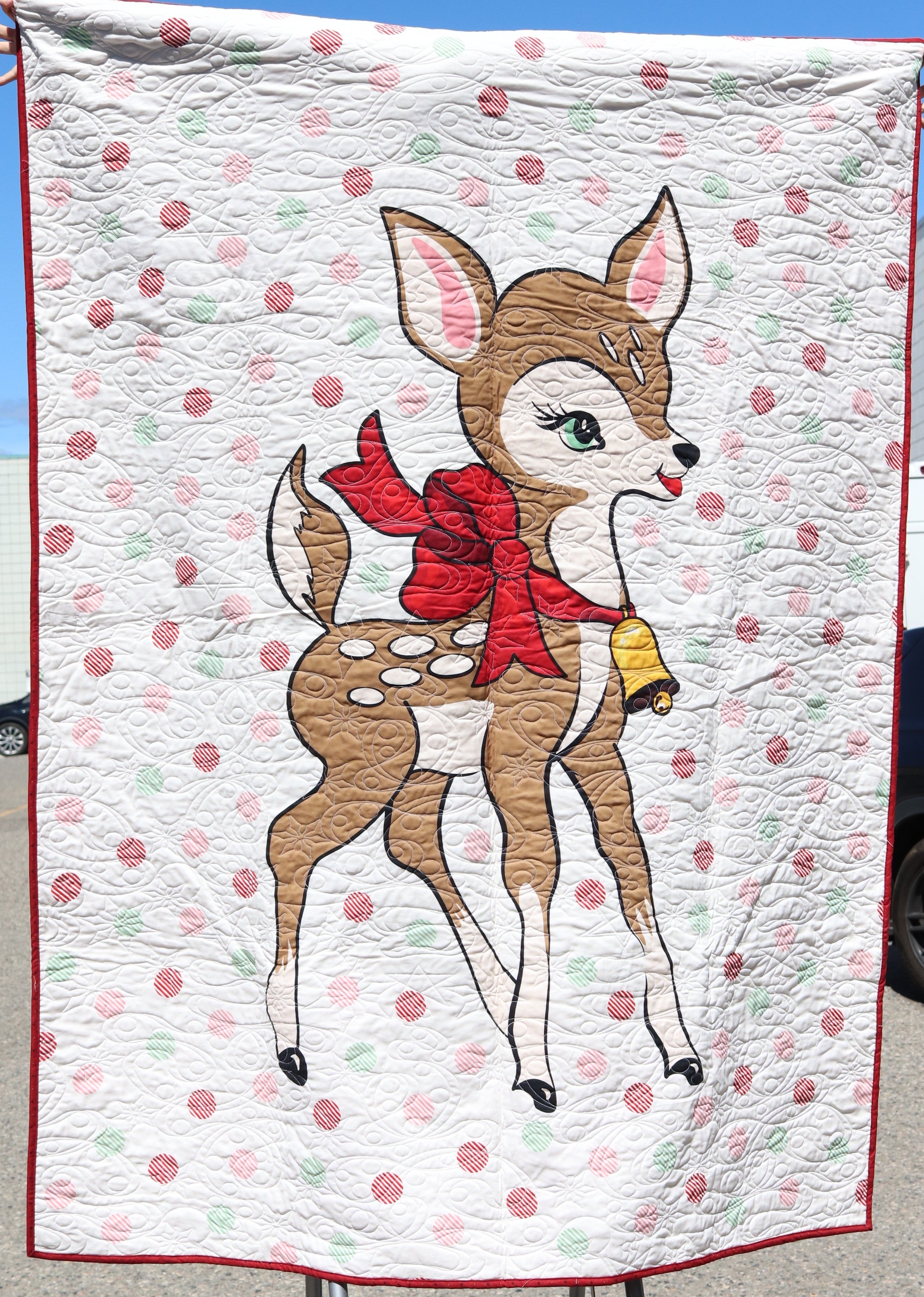 Store Sample- Twin Quilt- Oh Deer Panel