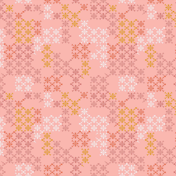Figo Fabrics - Hampton Court - Trellis Rose