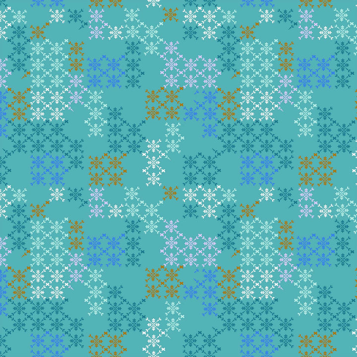 Figo Fabrics - Hampton Court - Trellis Mint