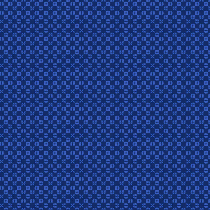 Figo Fabrics - Hampton Court - Petals Navy