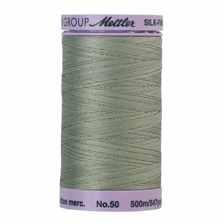Mettler Silk-Finish 50wt Solid Cotton Thread 547yd/500M Light Matcha