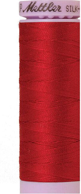 Mettler Silk-Finish 50wt Solid Cotton Thread 164yd/150M Country Red