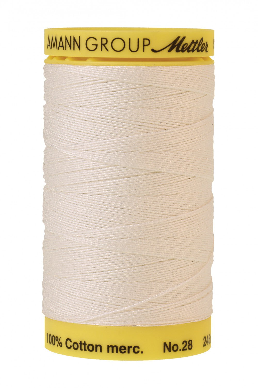 Mettler Silk-Finish 28wt Solid Cotton Thread 275YD Candlewick