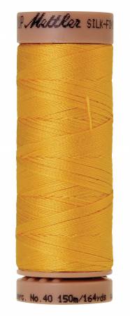 Mettler Silk-Finish 40wt Solid Cotton Thread 164yd/150M Summersun
