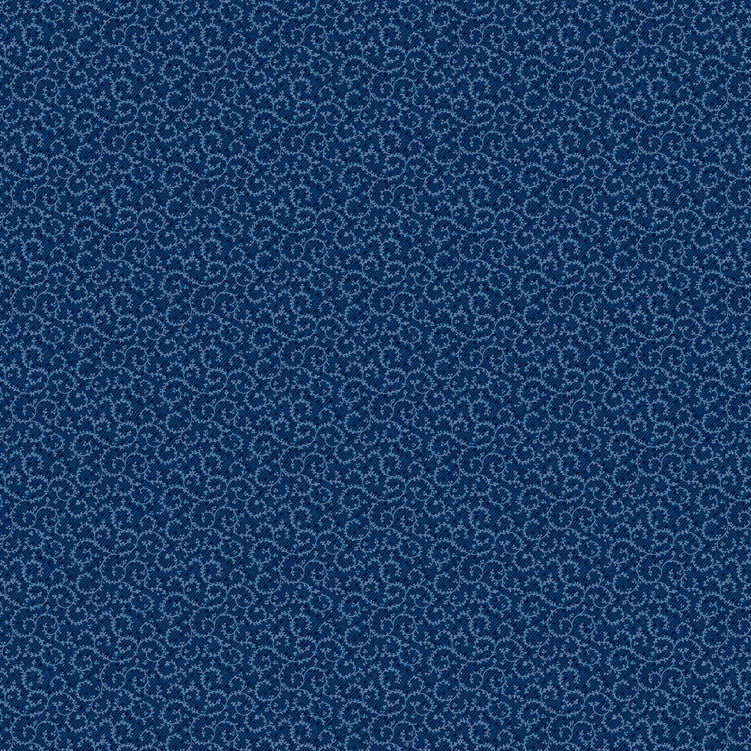 Wilmington Prints' Essential Basics - Navy Crescent Swirl