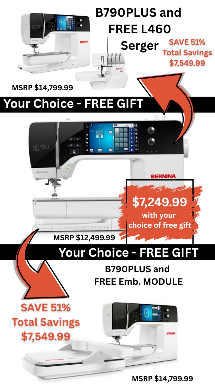 Bernina 790PLUS Sewing/Embroidery Machine