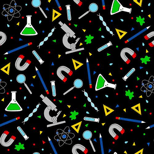 Top of the Class- 1710-99 Black - Beakers & Science