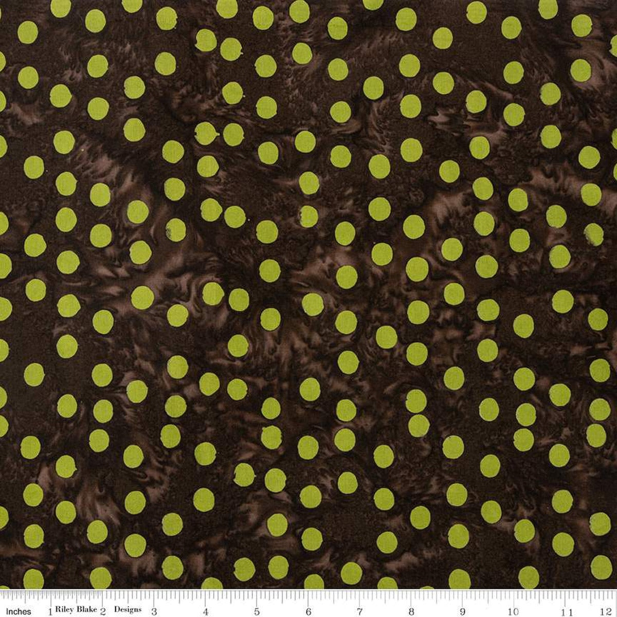 Riley Blake - Expression Batiks - Elemental - Polka Pop - Espresso