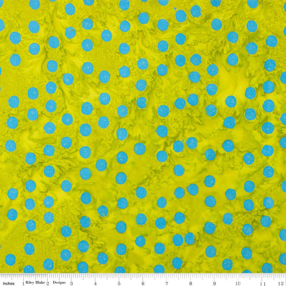 Riley Blake - Expression Batiks - Elemental - Polka Pop - Green Apple
