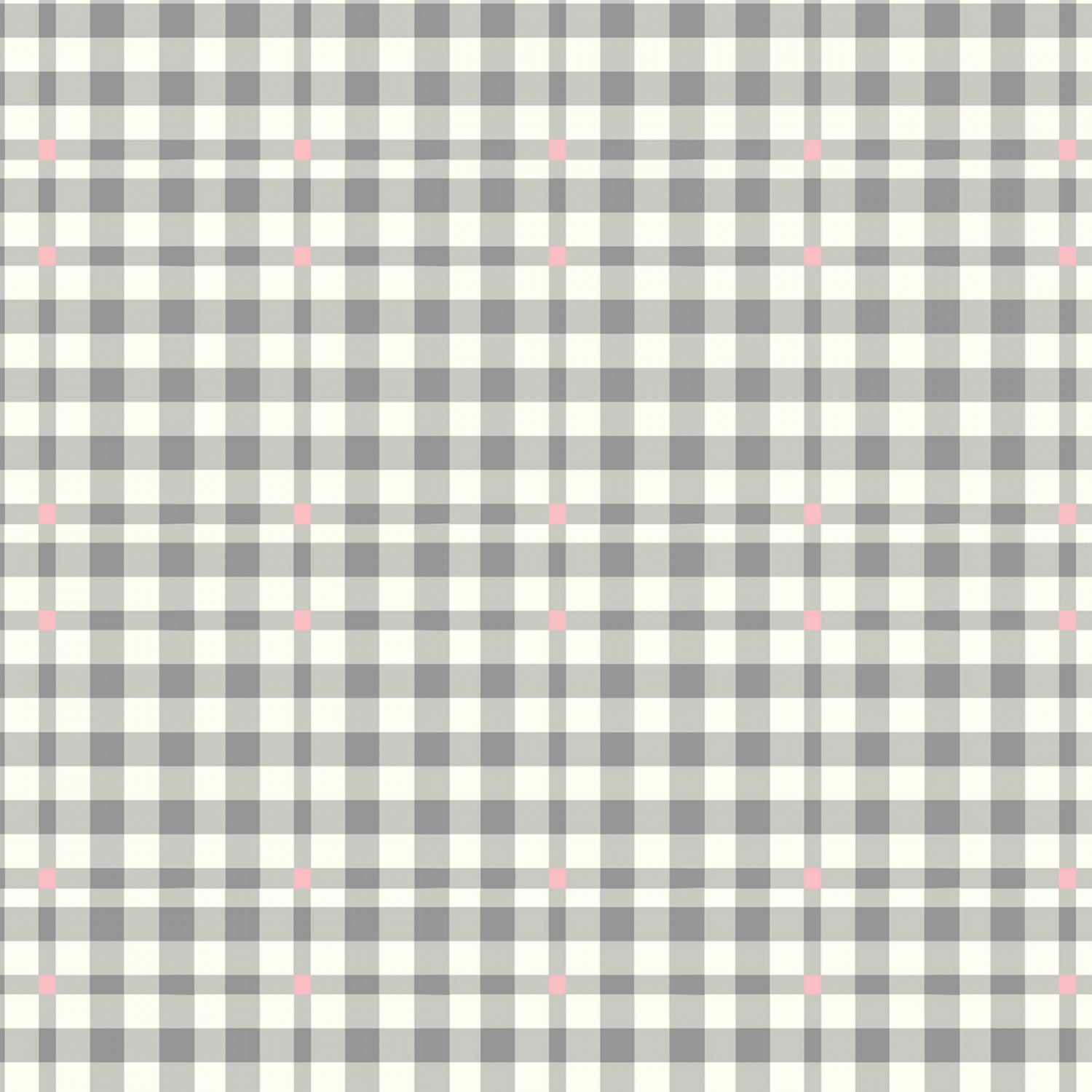 Riley Blake - Bloomberry - Plaid - Gray