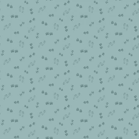 Riley Blake - Lets Get Lost in the Woods - Tracks Vintage Blue - C15124R-VINTAGEBLUE