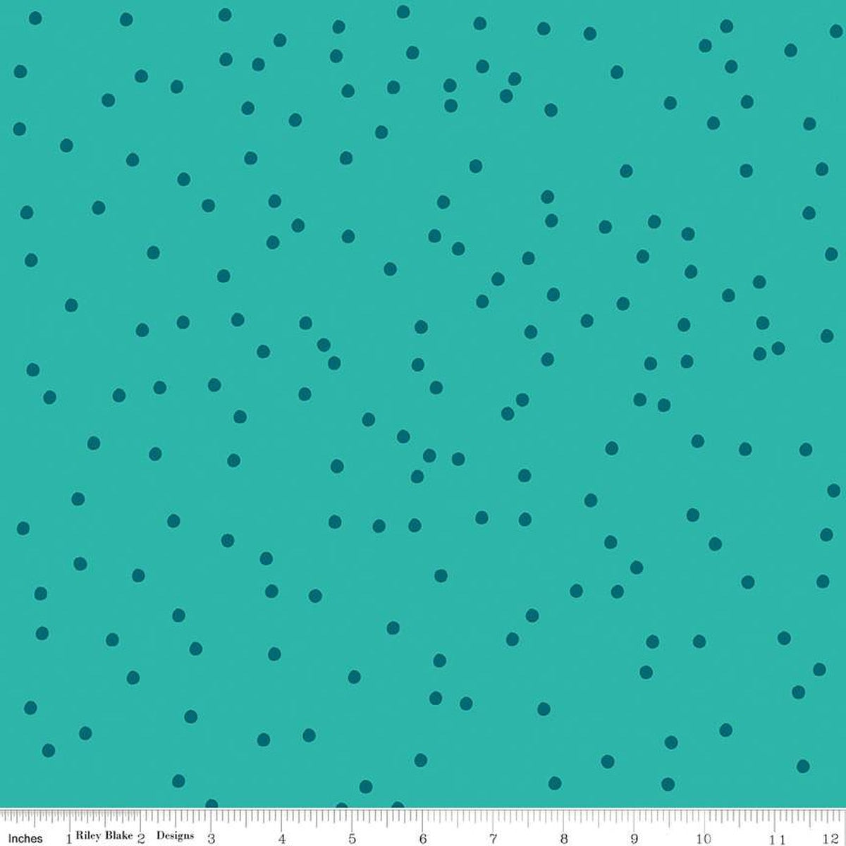 Riley Blake - On the Dot - Peacock