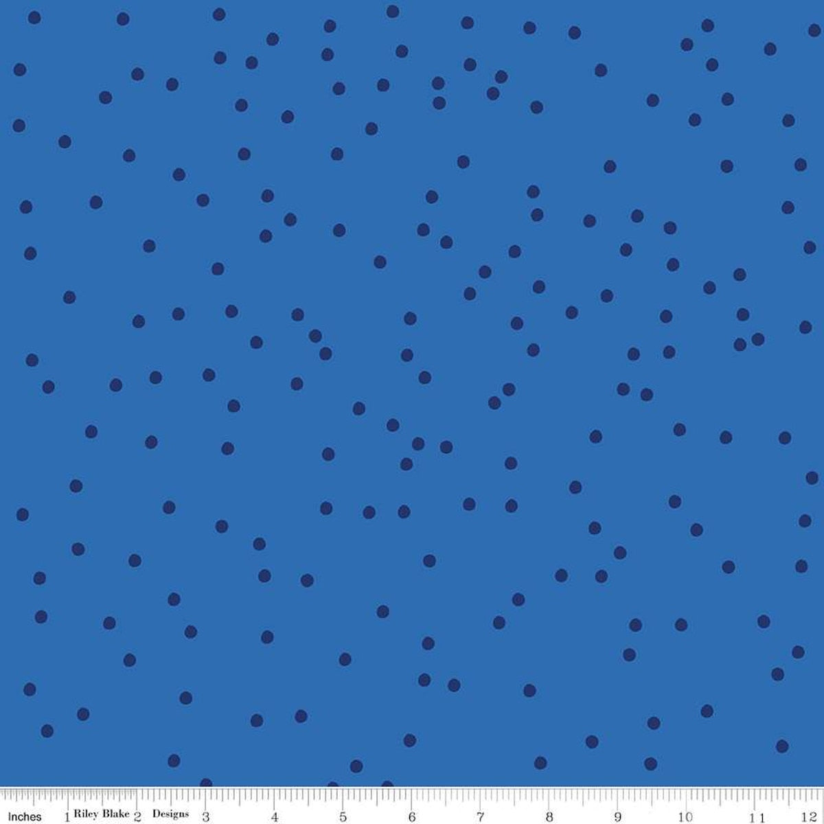 Riley Blake - On the Dot - Sapphire