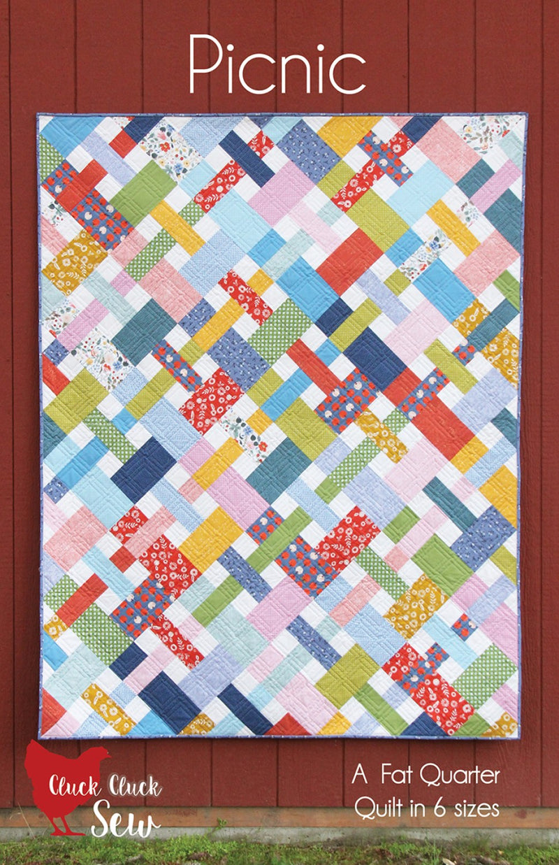 Picnic - A Fat Quarter Quilt in 6 sizes