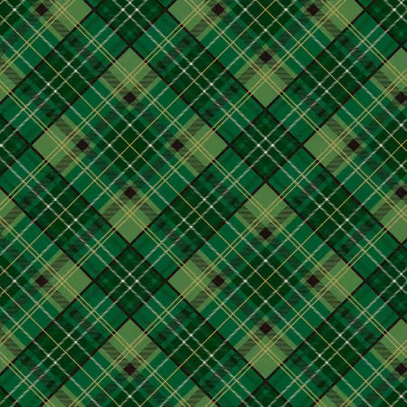 Poinsettias at Christmas - Riley Blake Designs - Green Plaid - CF17633R-GREEN