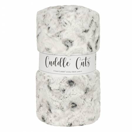 Luxe Cuddle Cut 2Yd- Snowy Owl Alloy