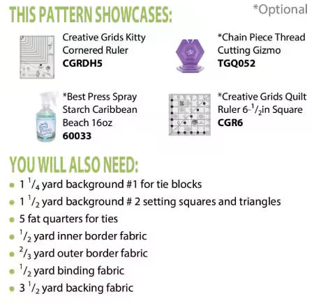 Daddys Ties Quilt Patten