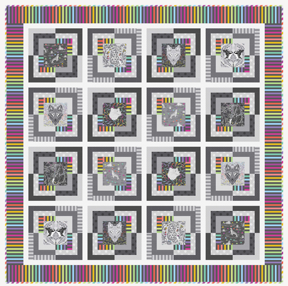 Tula Pink - Cool VIbrations Quilt (download)